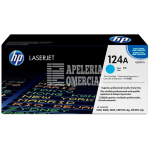 HP-Q6001A TONER P/IMPRESORA LASER 2600 HP 124A CYAN